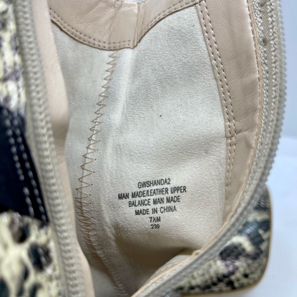 Guess snake stiletto ankle boot size 7.5 - Picture 7 of 10